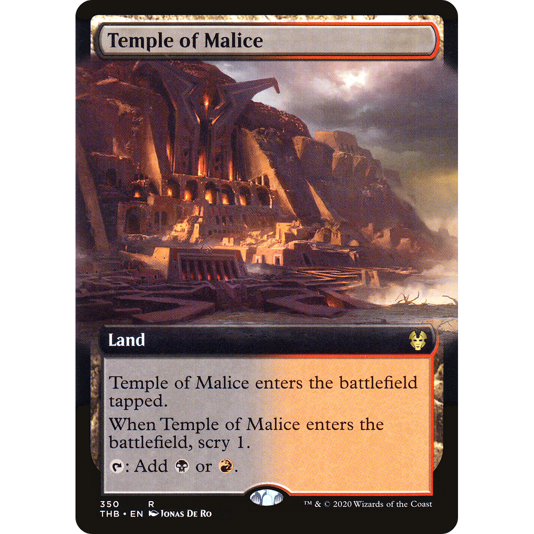 Temple of Malice (Extended Art) (THB-350) - Theros Beyond Death: (Extended Art)