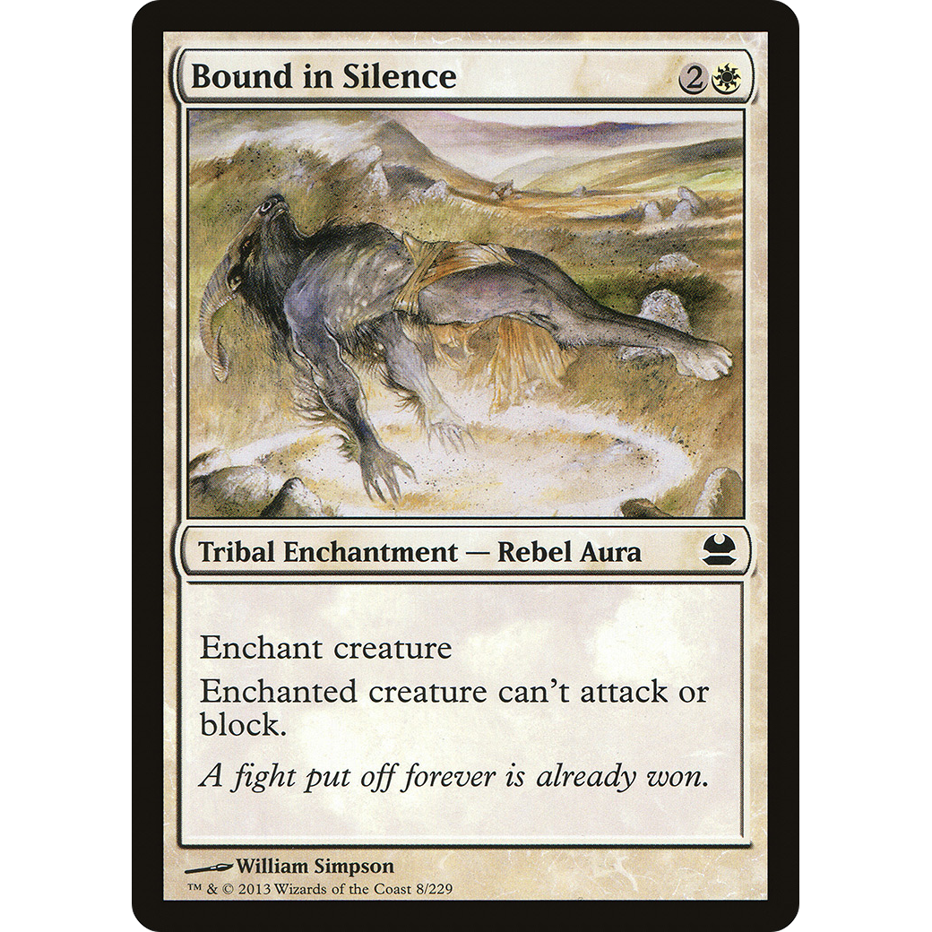 Bound in Silence (MMA-008) - Modern Masters Foil