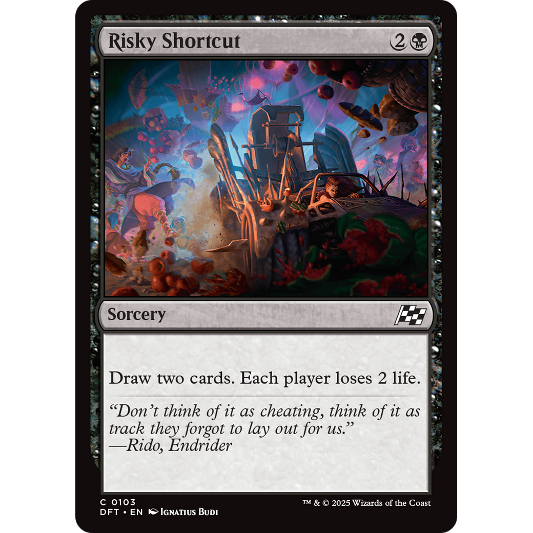 Risky Shortcut (DFT-103) - Aetherdrift Foil