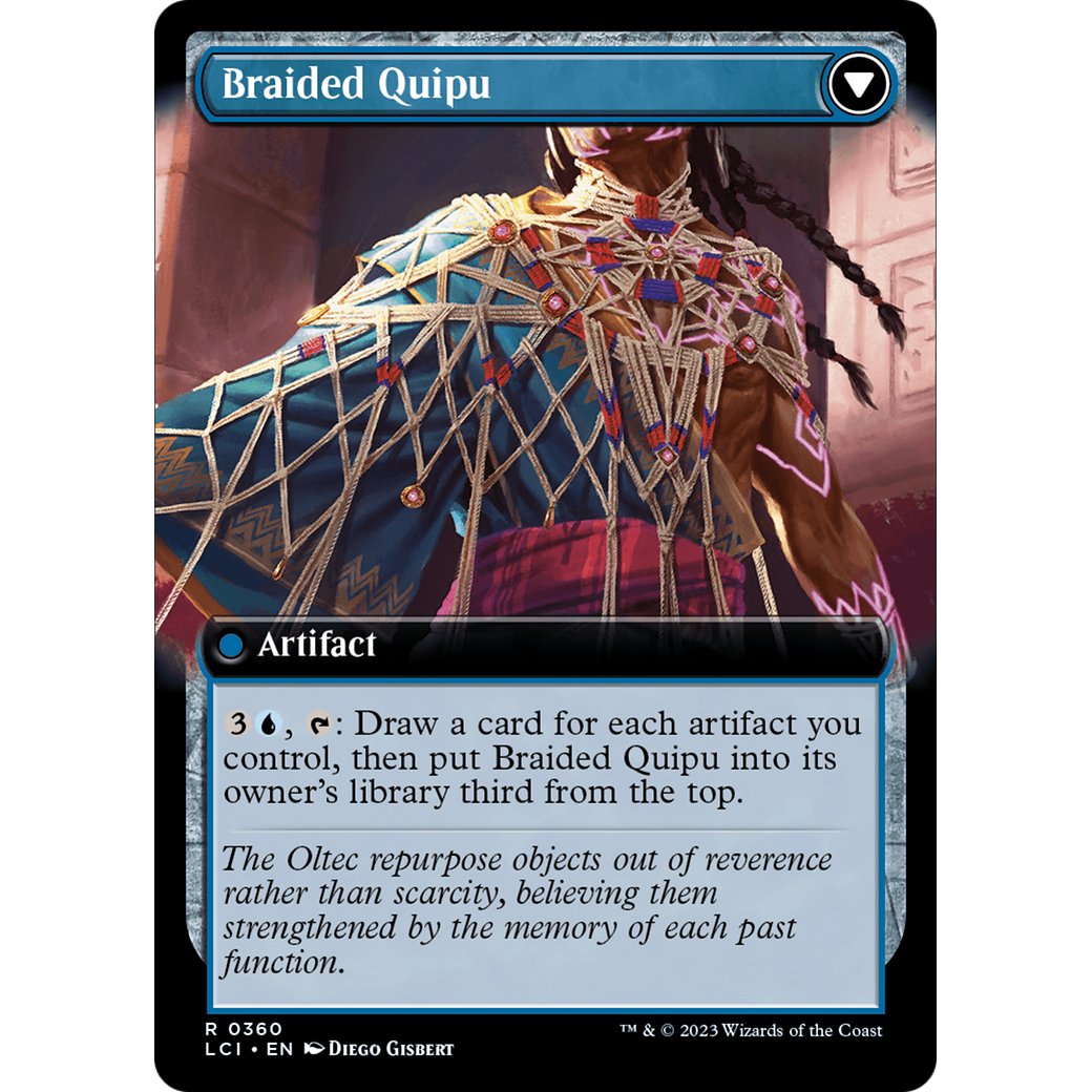 Braided Net // Braided Quipu (LCI-360) - The Lost Caverns of Ixalan: (Extended Art) Foil