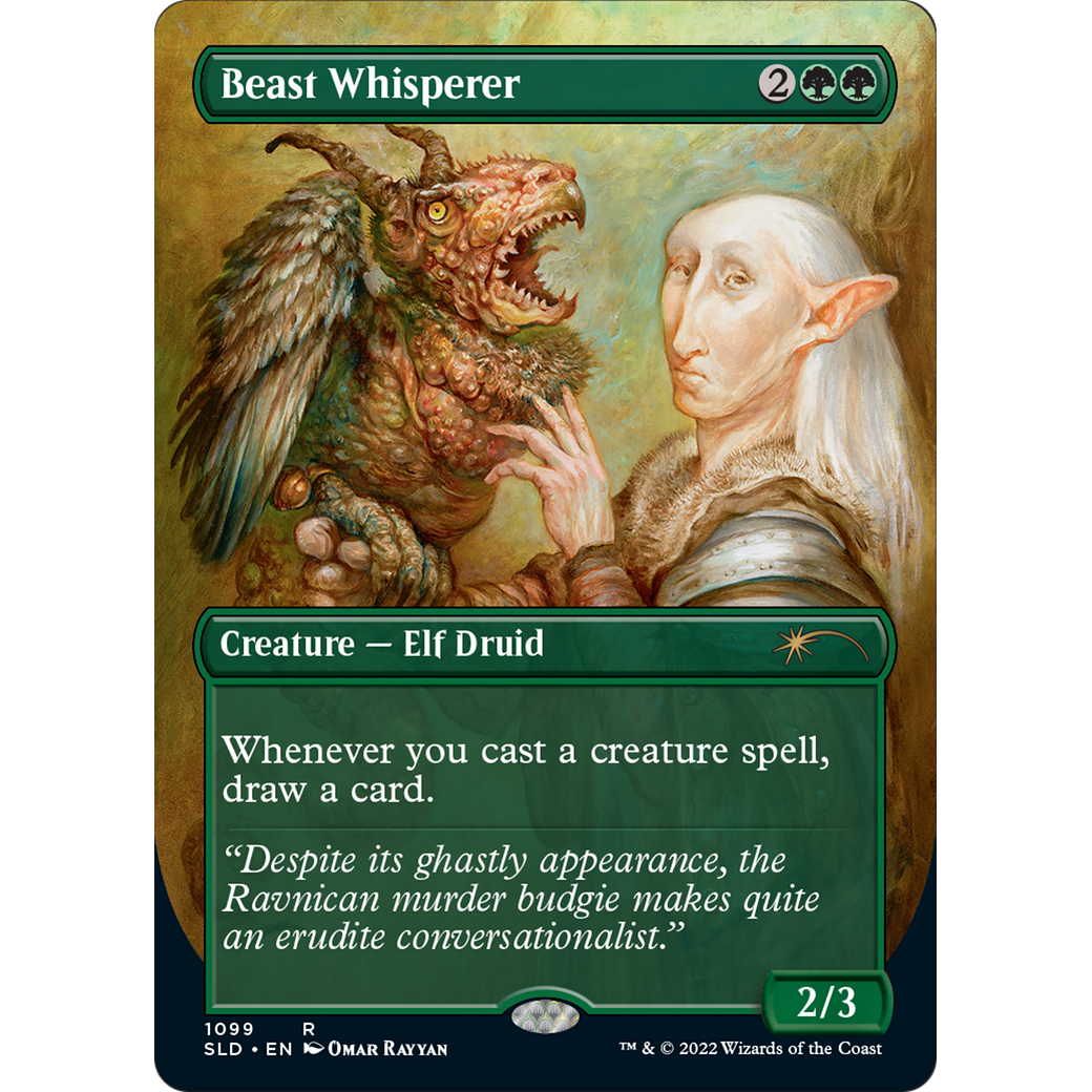 Beast Whisperer (Borderless) (SLD-1099) - Secret Lair Drop (Borderless)