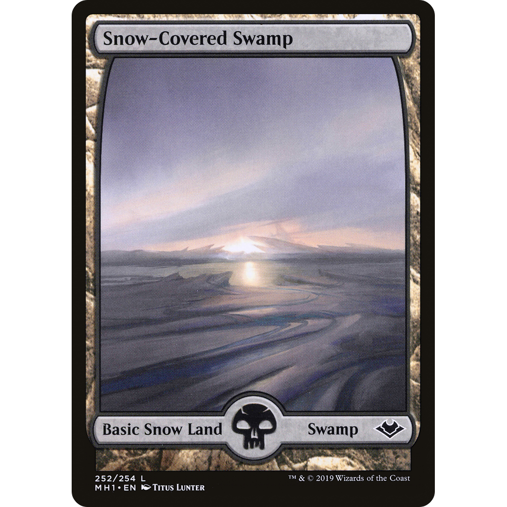 Snow-Covered Swamp (MH1-252) - Modern Horizons Foil