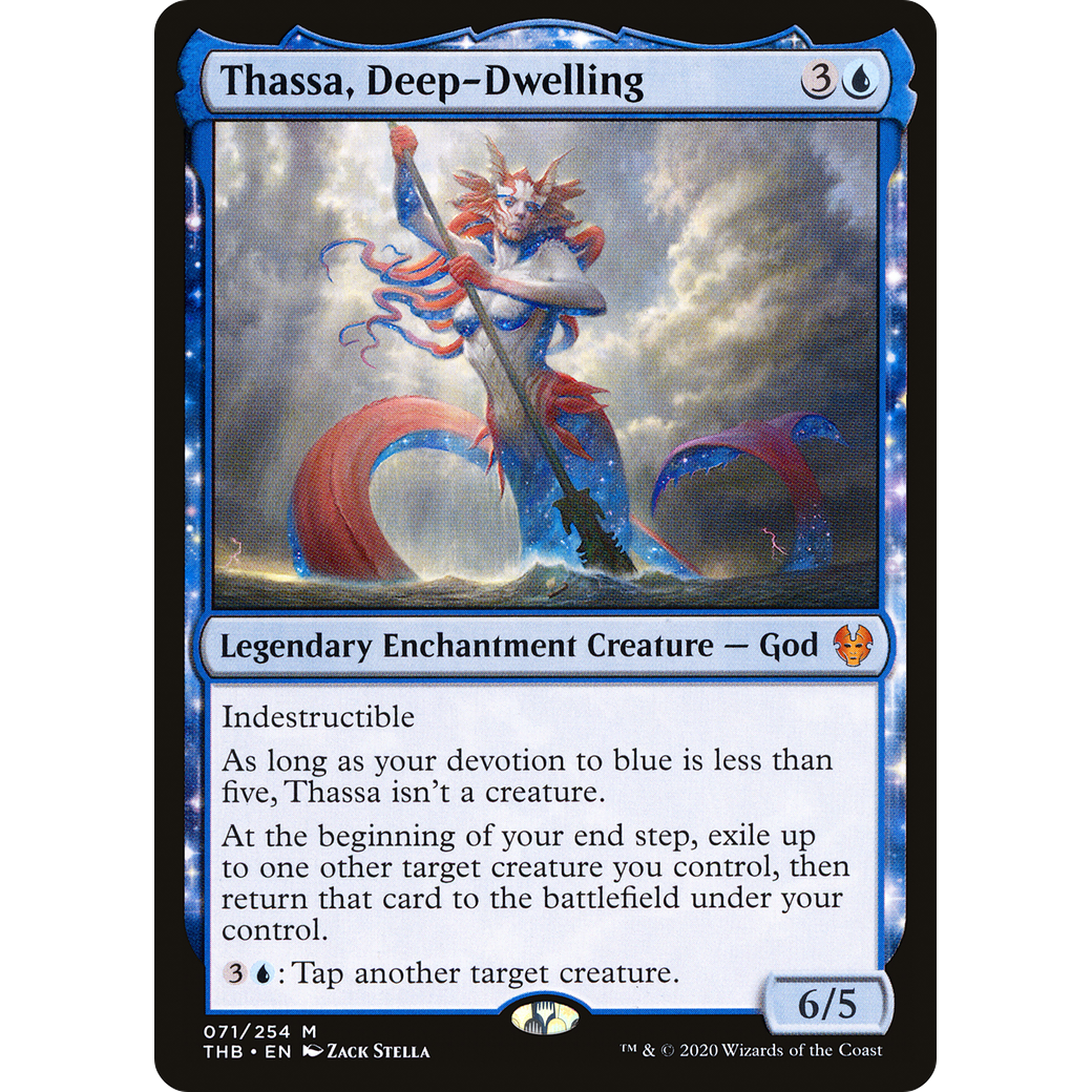 Thassa, Deep-Dwelling (THB-071) - Theros Beyond Death: (enchantment) Foil