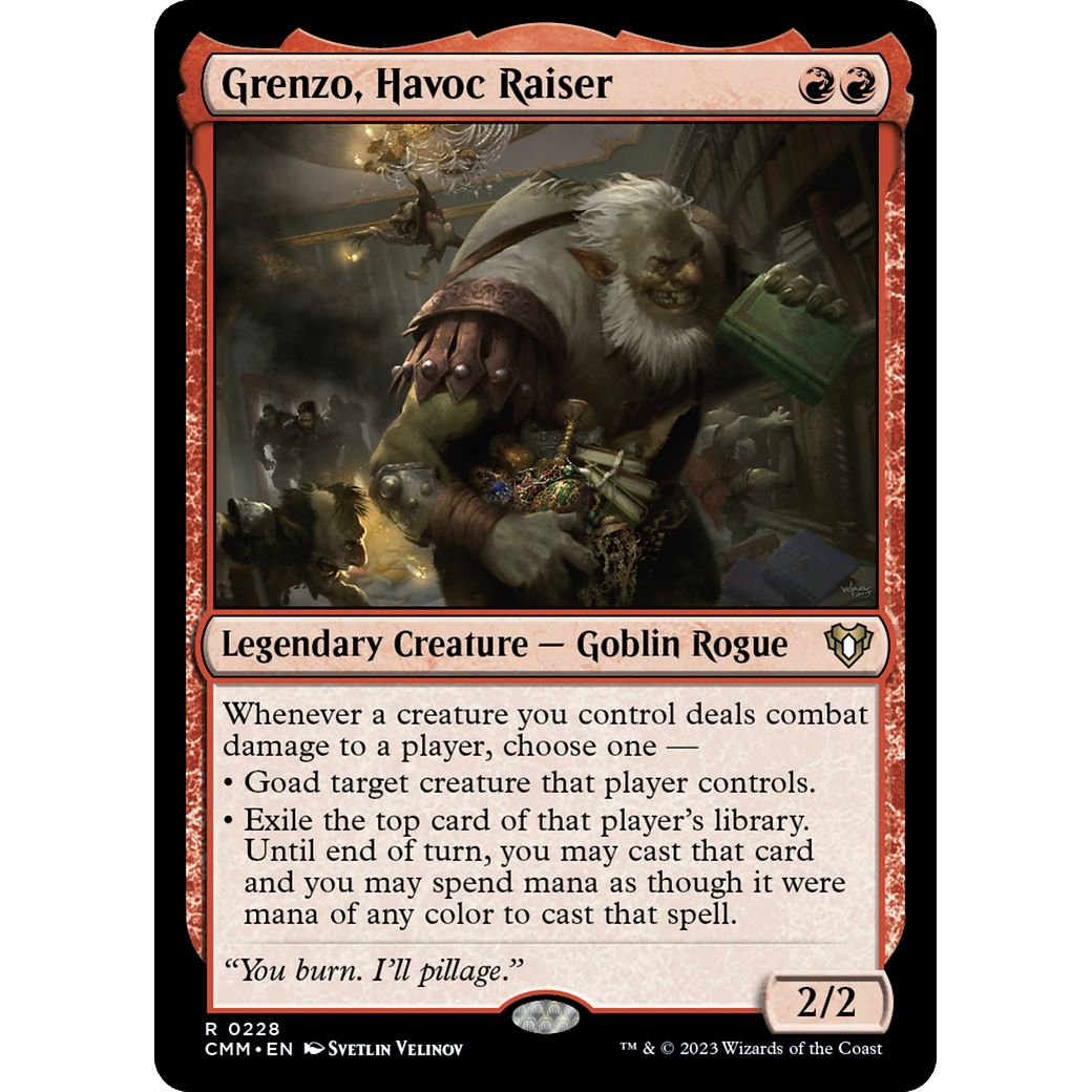 Grenzo, Havoc Raiser (CMM-228) - Commander Masters