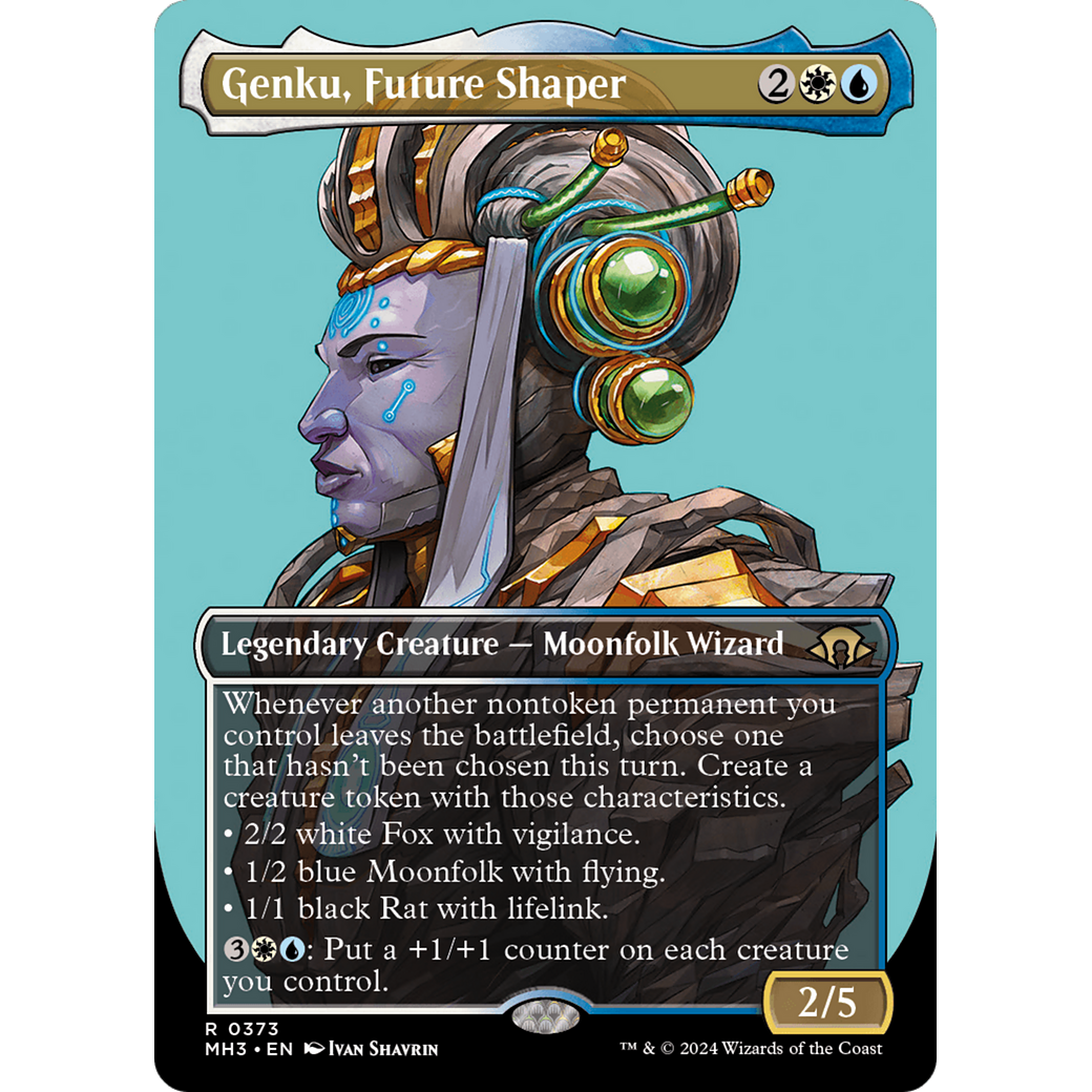 Genku, Future Shaper (MH3-373) - Modern Horizons 3 (Borderless) Foil
