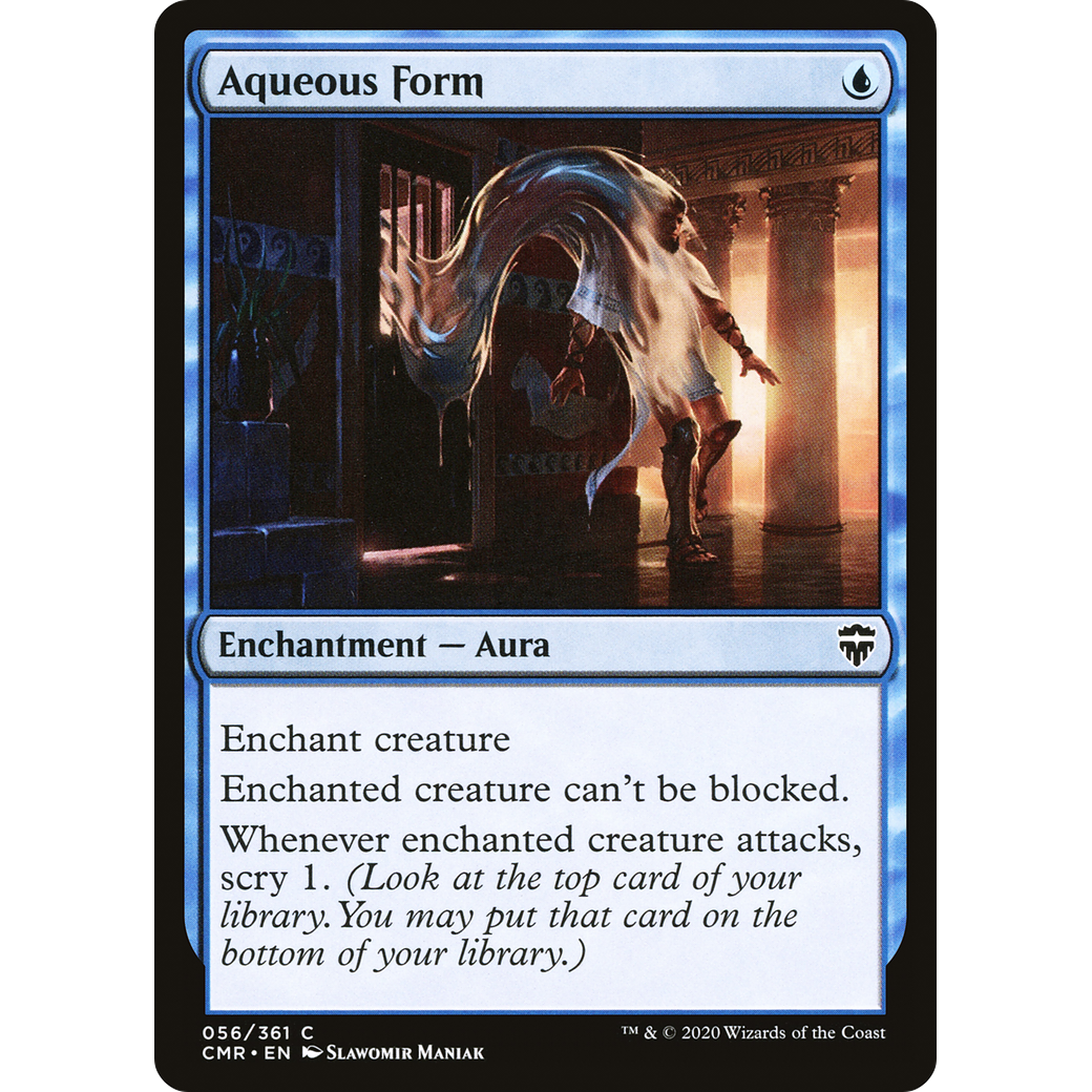 Aqueous Form (CMR-056) - Commander Legends Foil