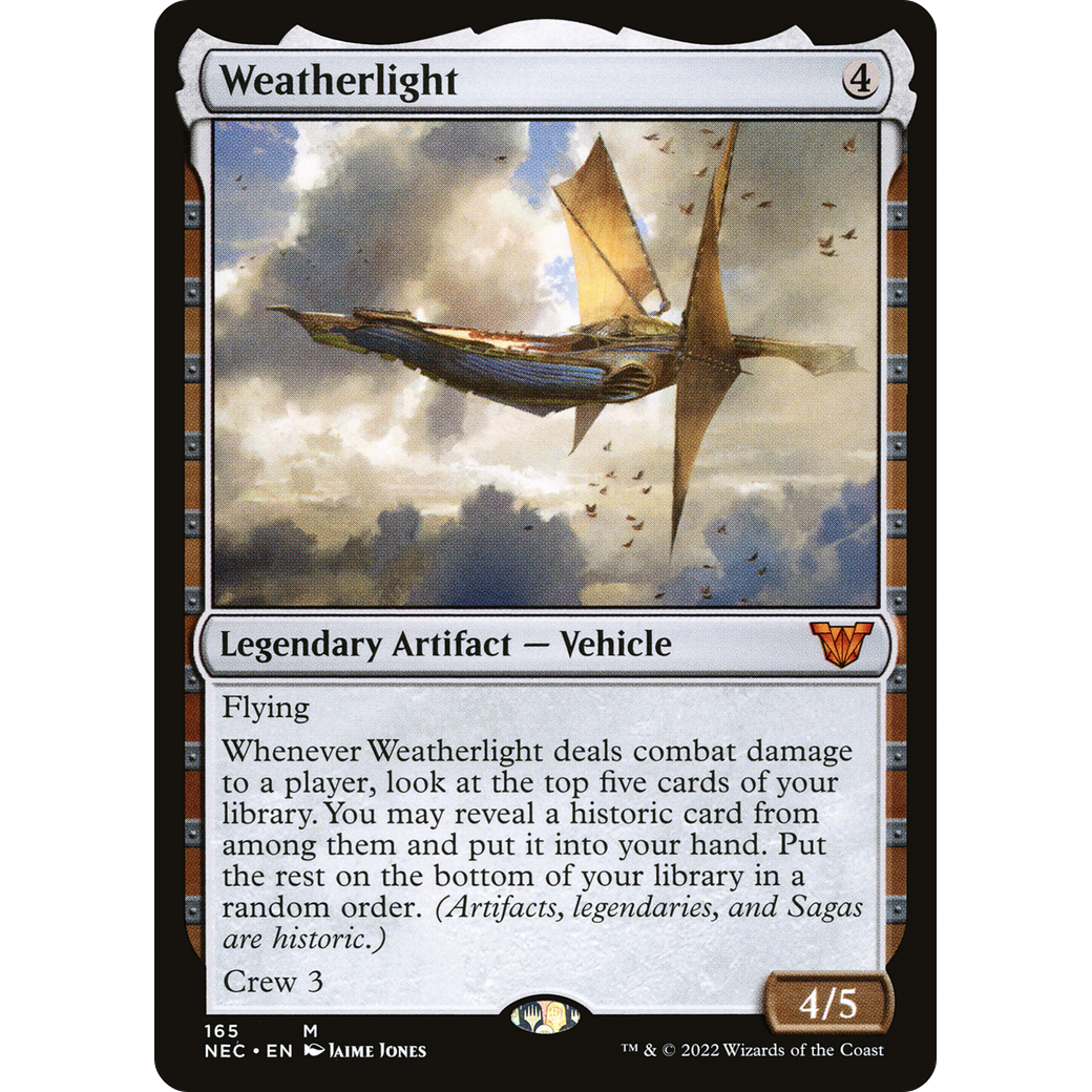 Weatherlight (NEC-165) - Neon Dynasty Commander