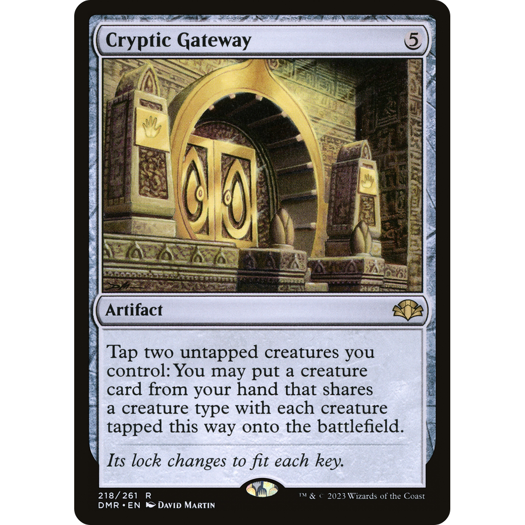 Cryptic Gateway (DMR-218) - Dominaria Remastered Foil