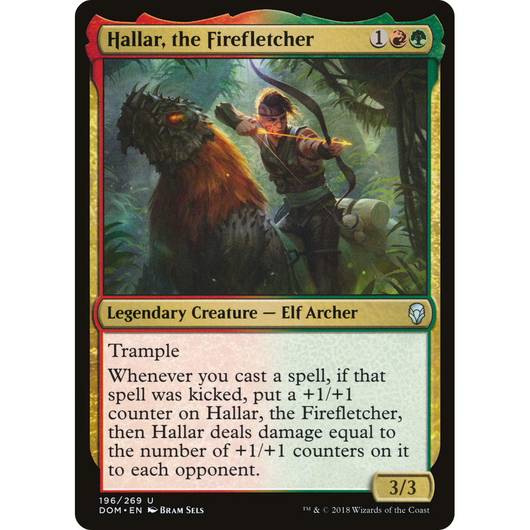 Hallar, the Firefletcher (DOM-196) - Dominaria Foil
