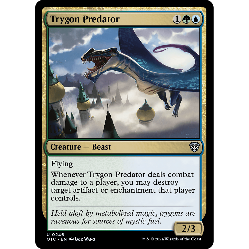 Trygon Predator (OTC-246) - Outlaws of Thunder Junction Commander