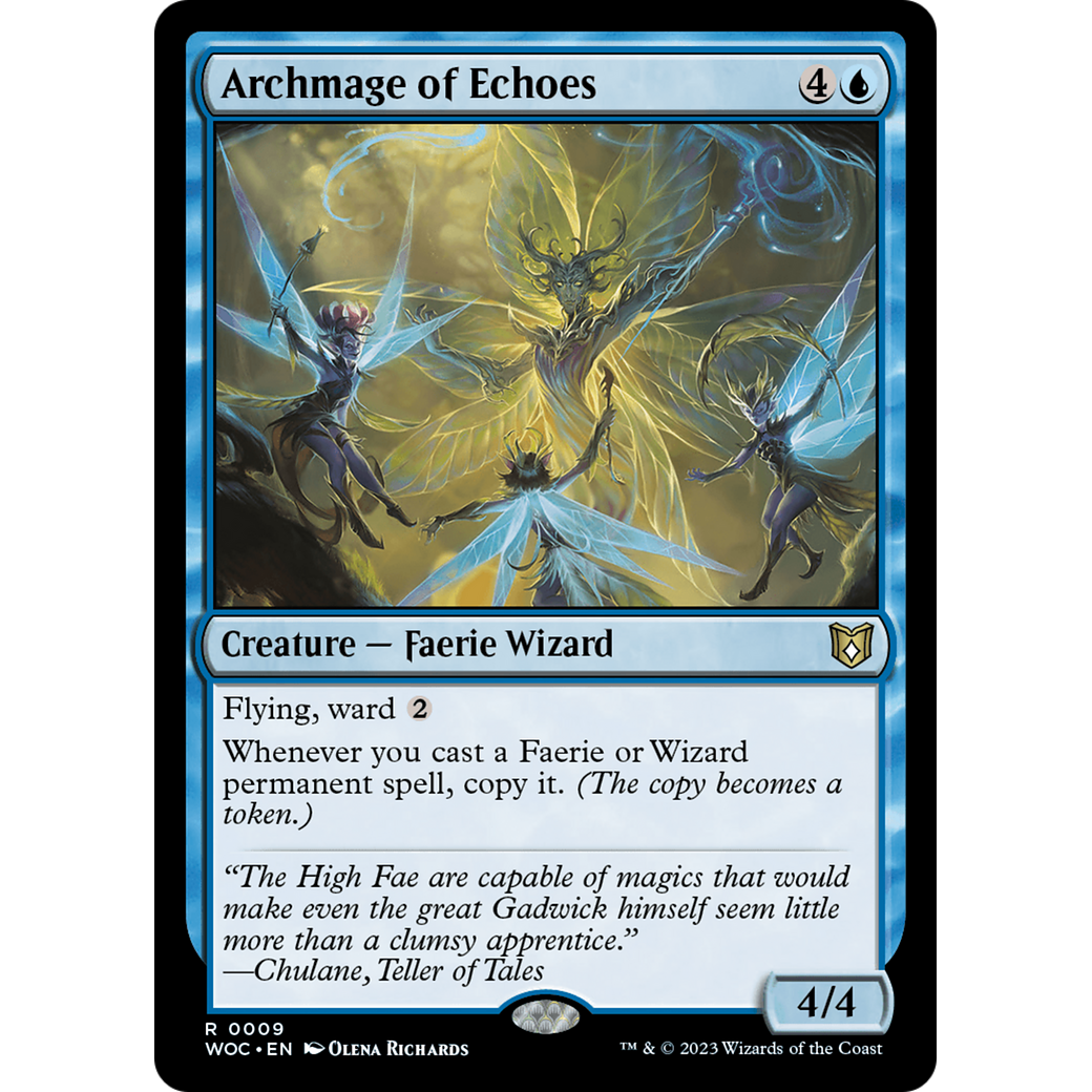 Archmage of Echoes (WOC-009) - Wilds of Eldraine Commander