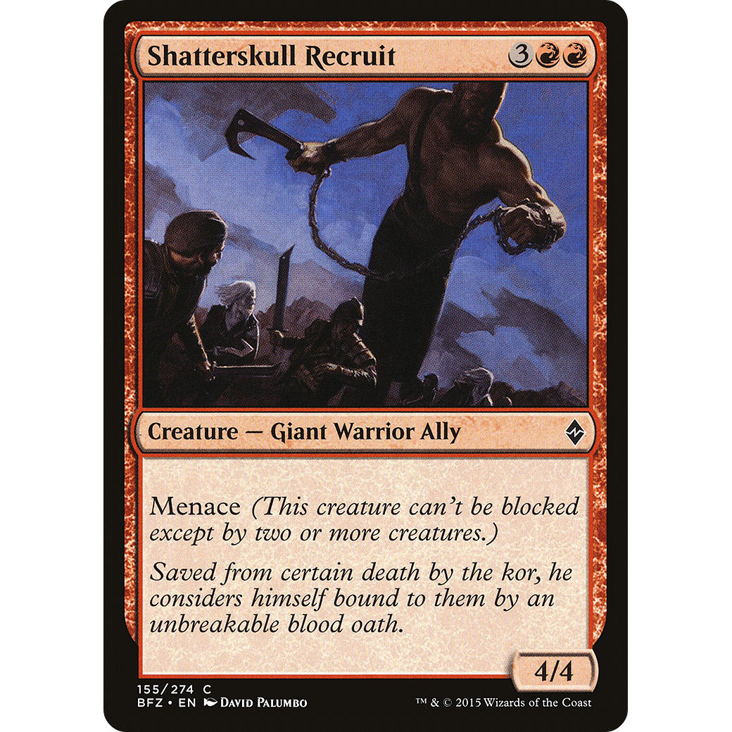 Shatterskull Recruit (BFZ-155) - Battle for Zendikar Foil