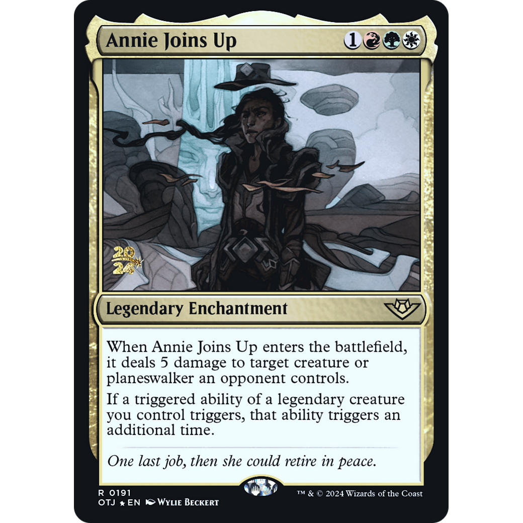 Annie Joins Up (PRE-191S) - Outlaws of Thunder Junction Promos Foil