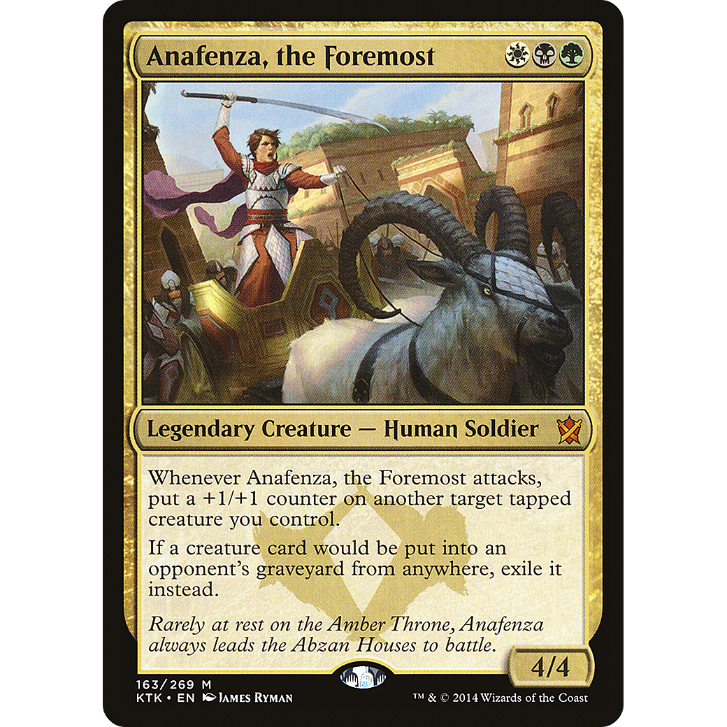 Anafenza, the Foremost (KTK-163) - Khans of Tarkir Foil