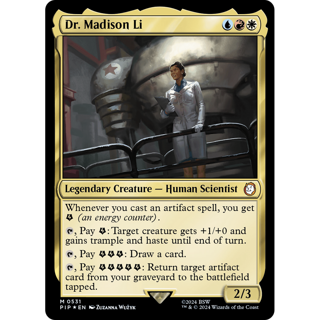 Dr. Madison Li (PIP-531) - Fallout Foil