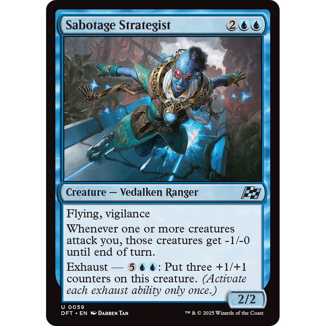Sabotage Strategist (DFT-059) - Aetherdrift Foil