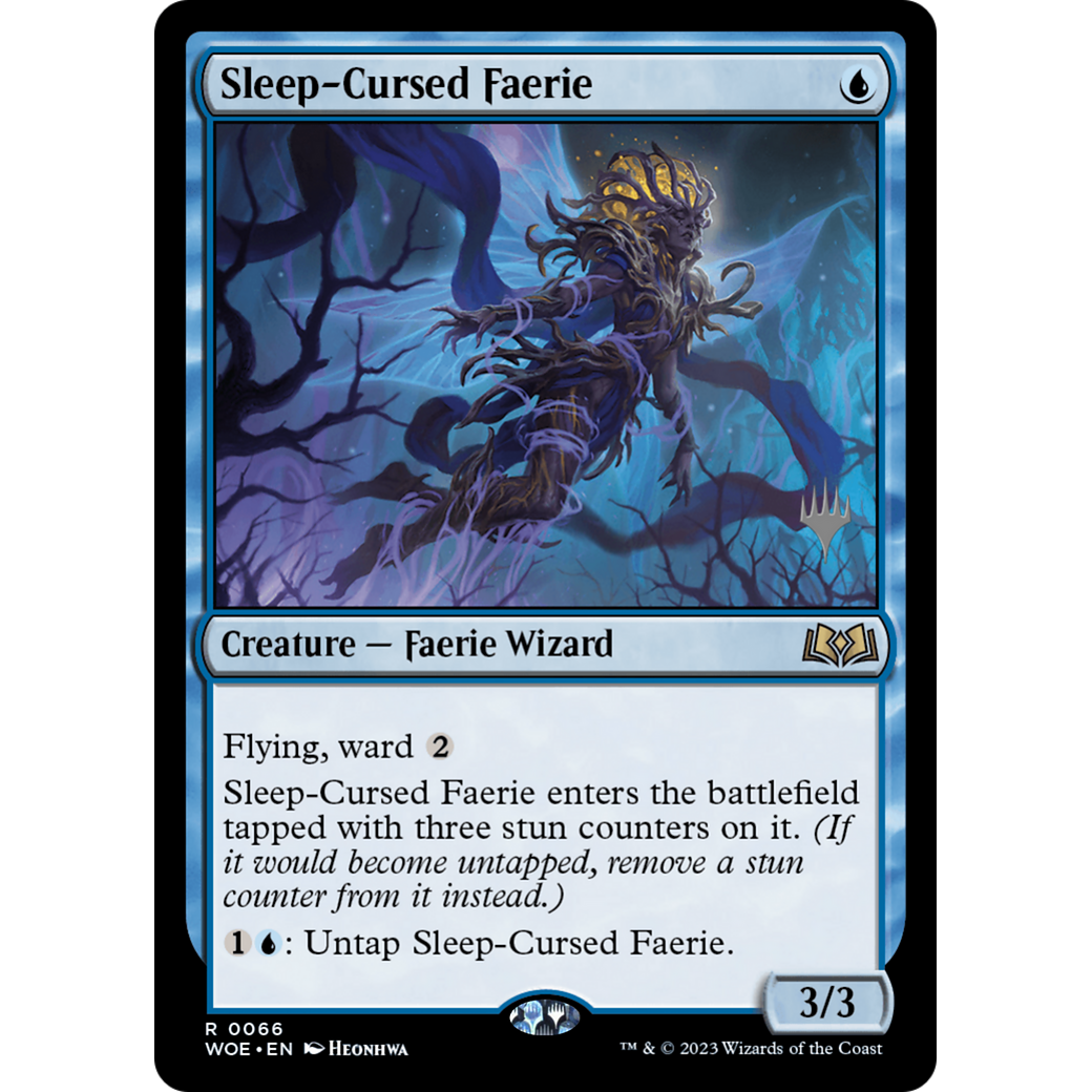 Sleep-Cursed Faerie (PPWOE-66P) - Wilds of Eldraine Promos