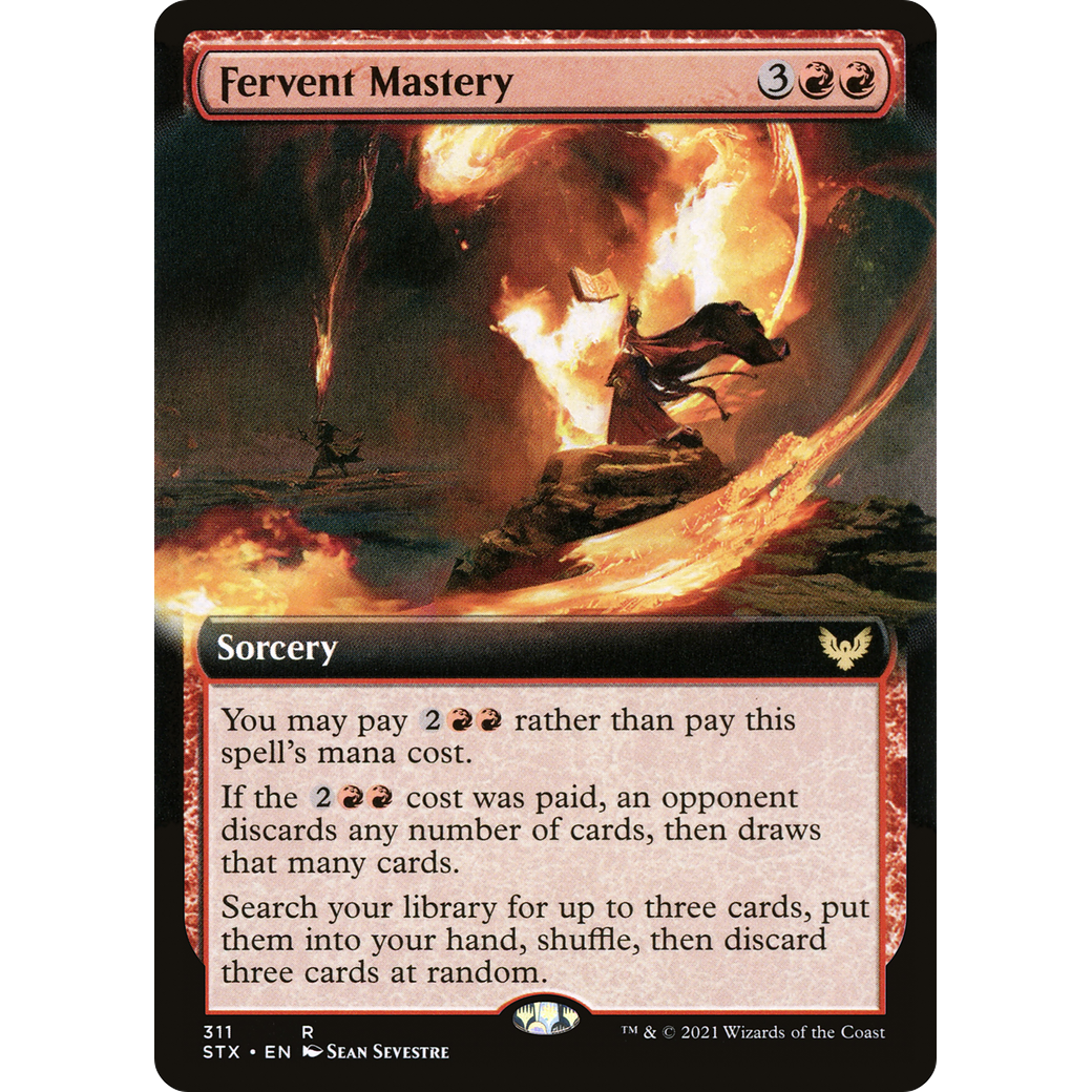 Fervent Mastery (Extended Art) (STX-311) - Strixhaven: School of Mages: (Extended Art)