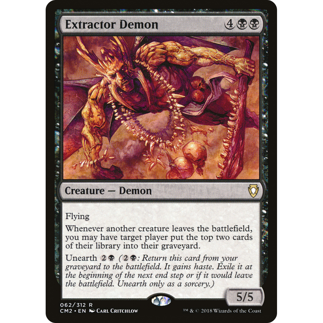Extractor Demon (CM2-062) - Commander Anthology Volume II