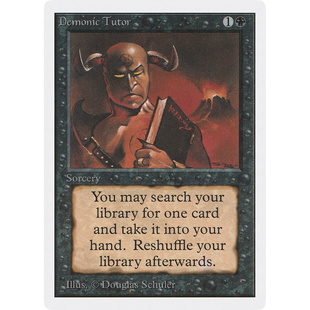 Demonic Tutor (2ED-) - Unlimited Edition