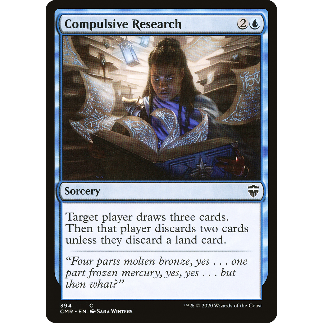 Compulsive Research (CMR-394) - Commander Legends