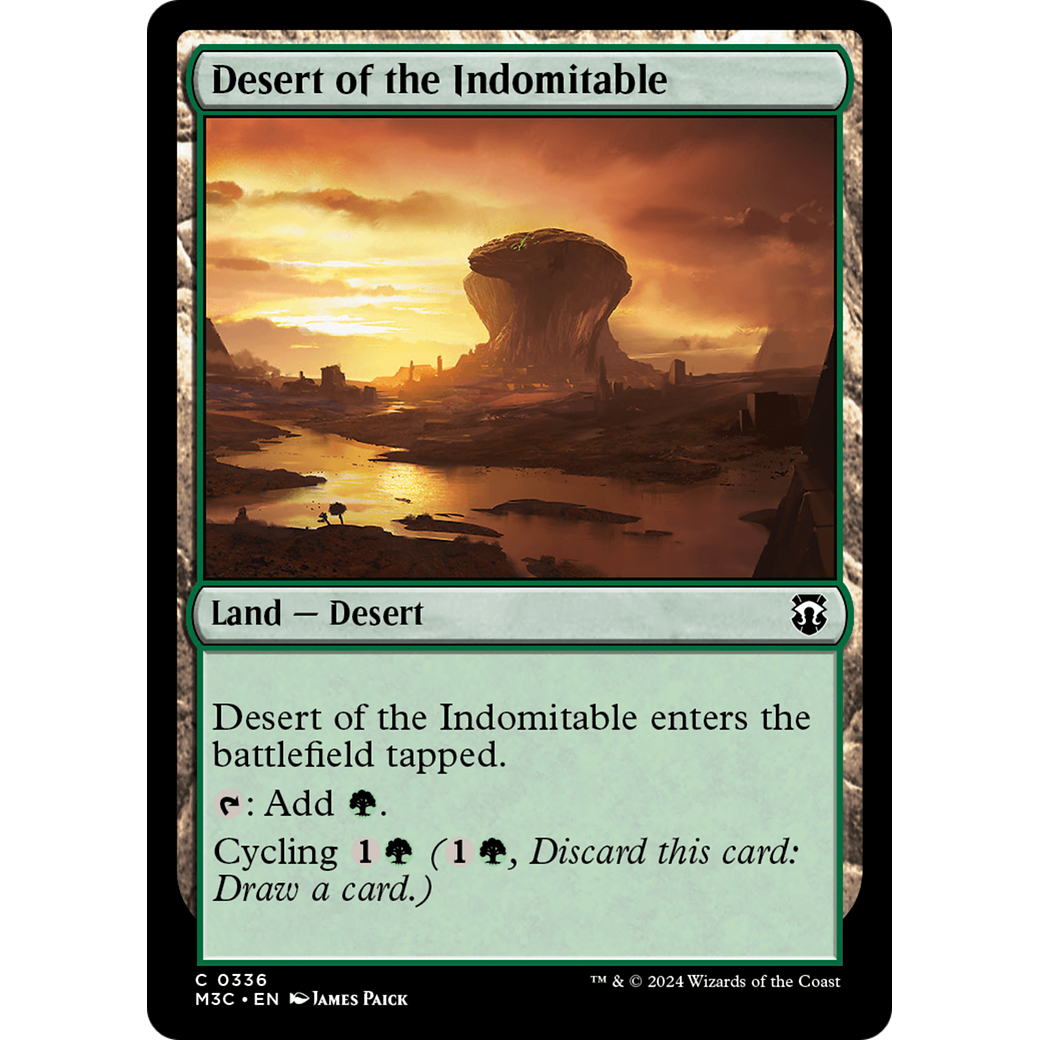 Desert of the Indomitable (M3C-336) - Modern Horizons 3 Commander