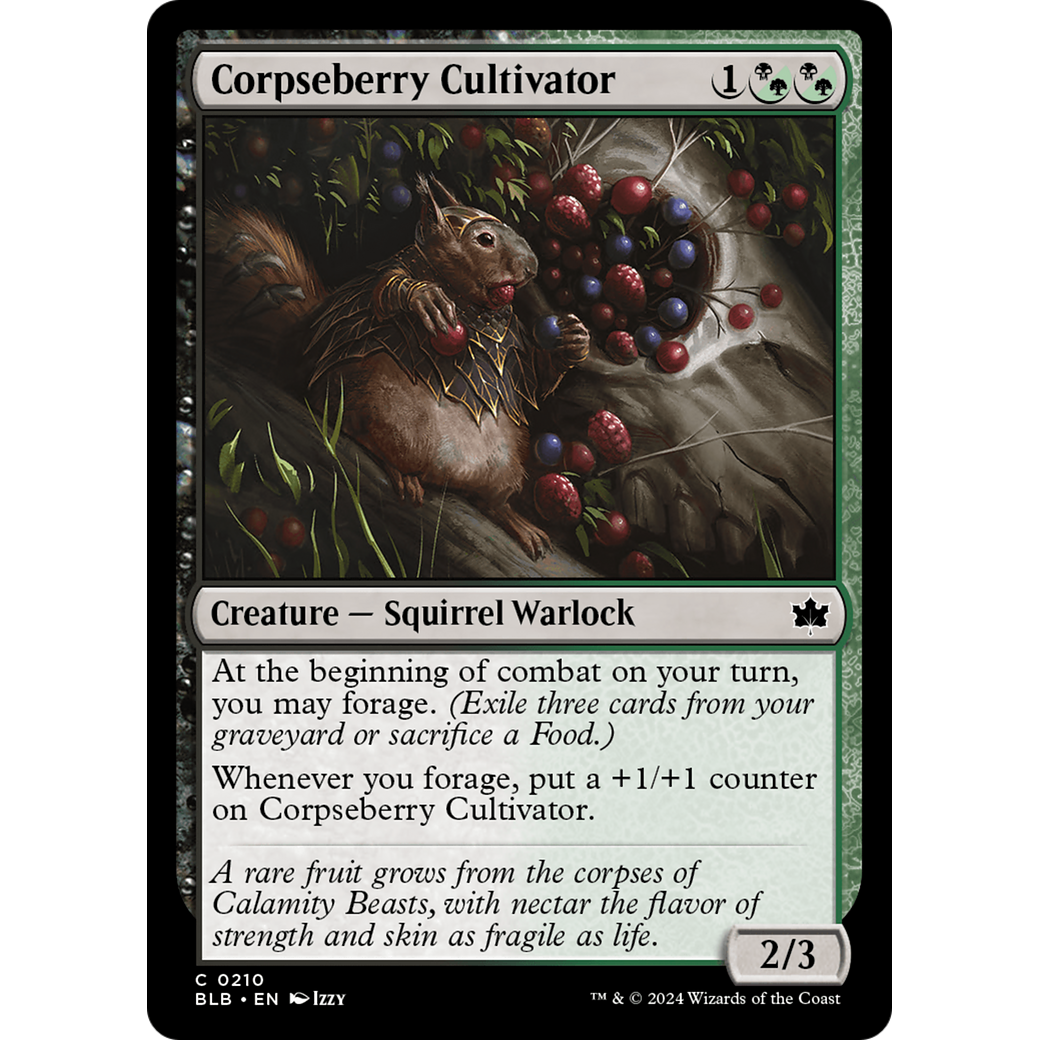 Corpseberry Cultivator (BLB-210) - Bloomburrow Foil