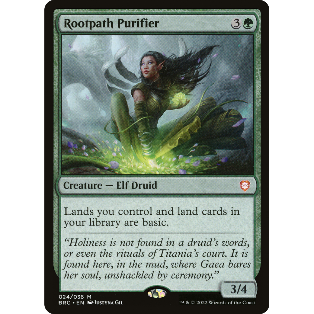 Rootpath Purifier (BRC-024) - The Brothers' War Commander