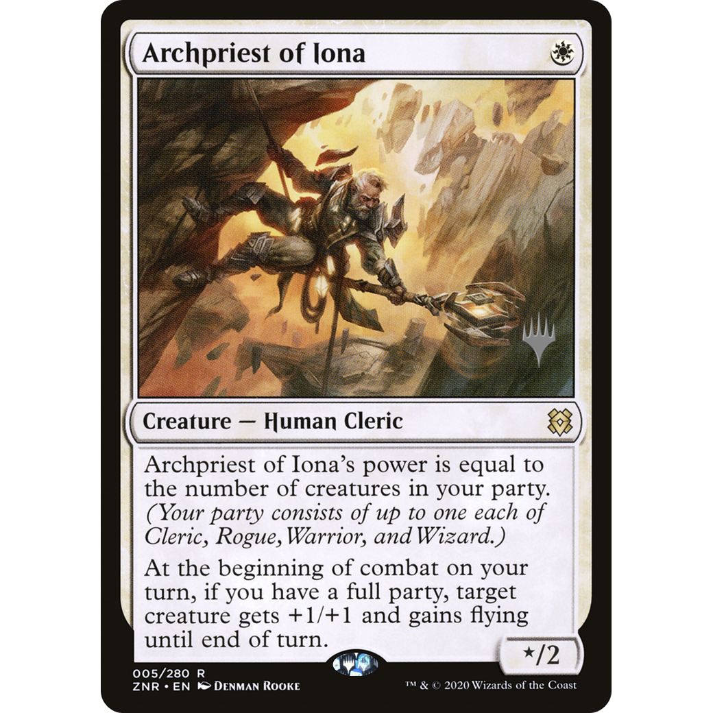 Archpriest of Iona (PPZNR-005) - Zendikar Rising Promos