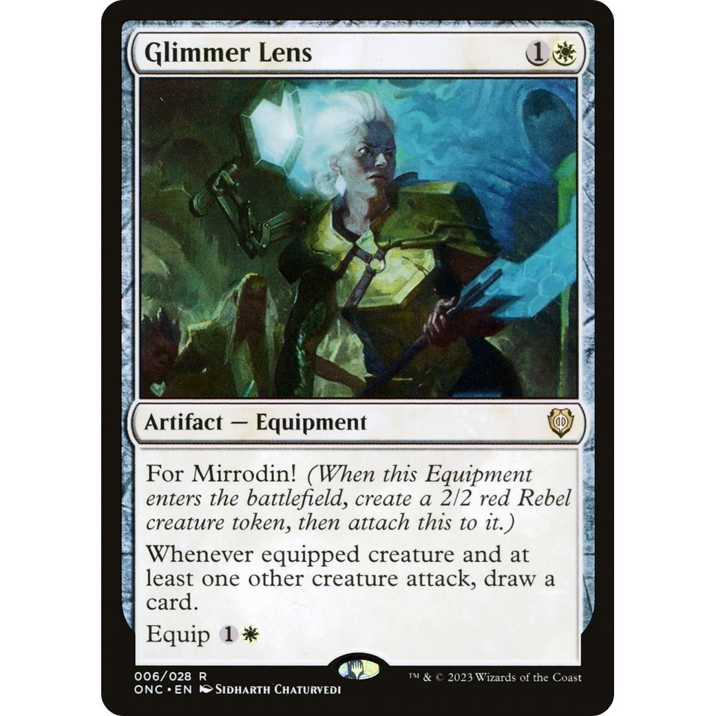 Glimmer Lens (ONC-006) - Phyrexia: All Will Be One Commander
