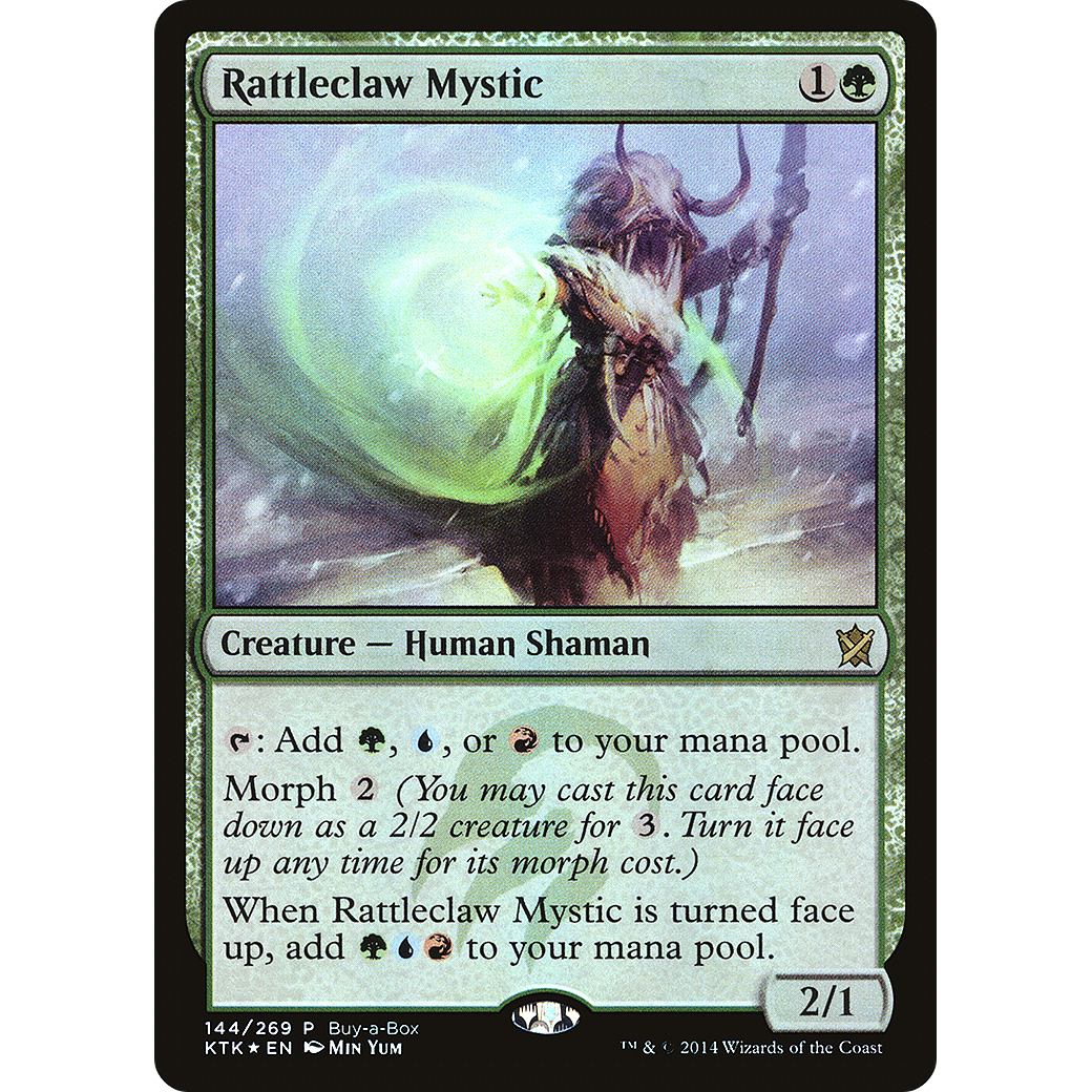 Rattleclaw Mystic (BABP-144) - Khans of Tarkir Promos Foil