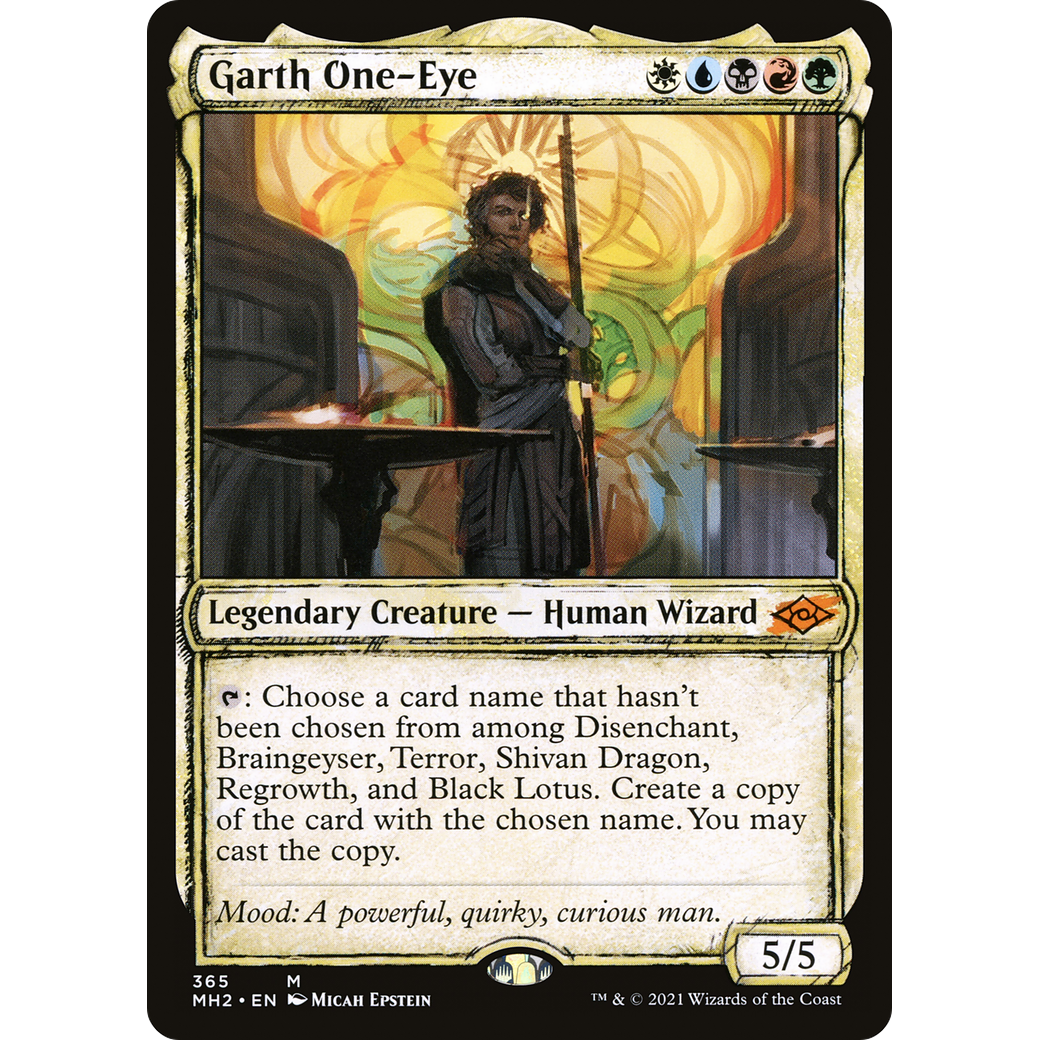 Garth One-Eye (Showcase) (MH2-365) - Modern Horizons 2: (Showcase) Foil