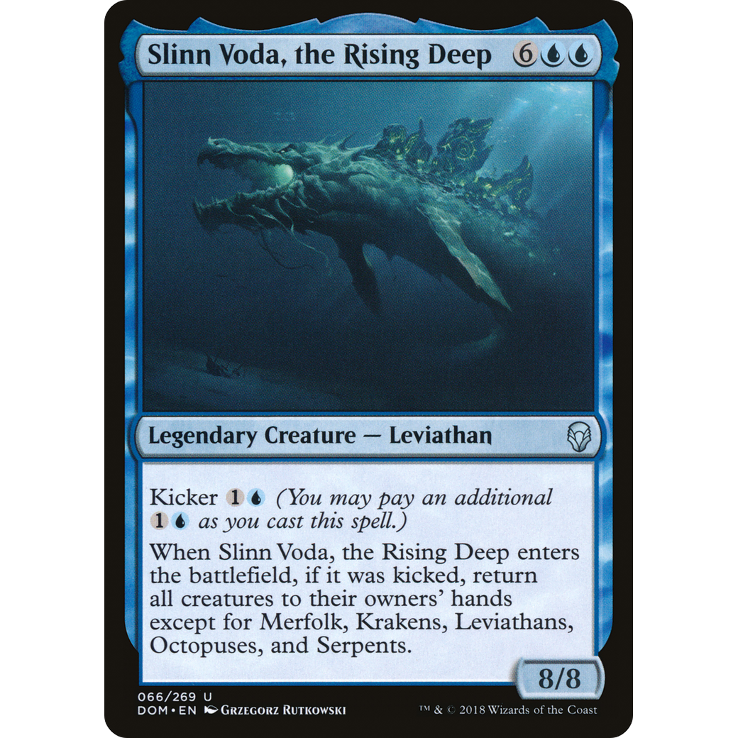 Slinn Voda, the Rising Deep (DOM-066) - Dominaria Foil