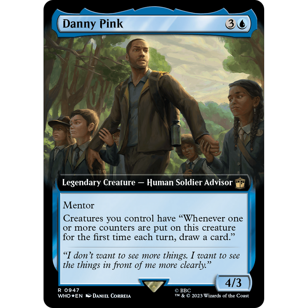Danny Pink (Extended Art) (Surge Foil) (WHO-947) - Doctor Who: (Extended Art) Foil