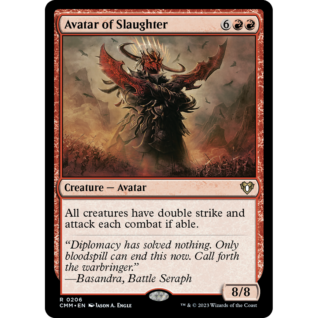 Avatar of Slaughter (CMM-206) - Commander Masters