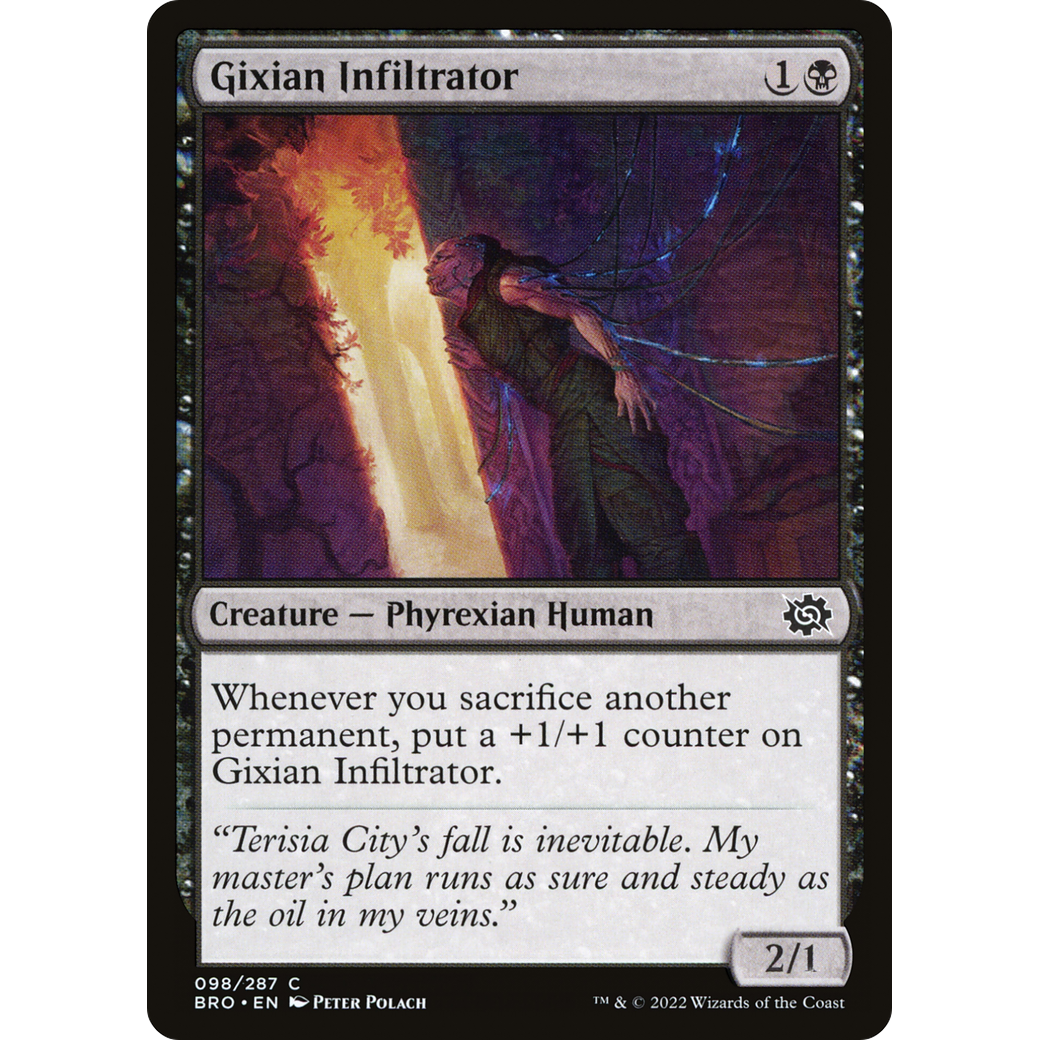 Gixian Infiltrator (BRO-098) - The Brothers' War Foil