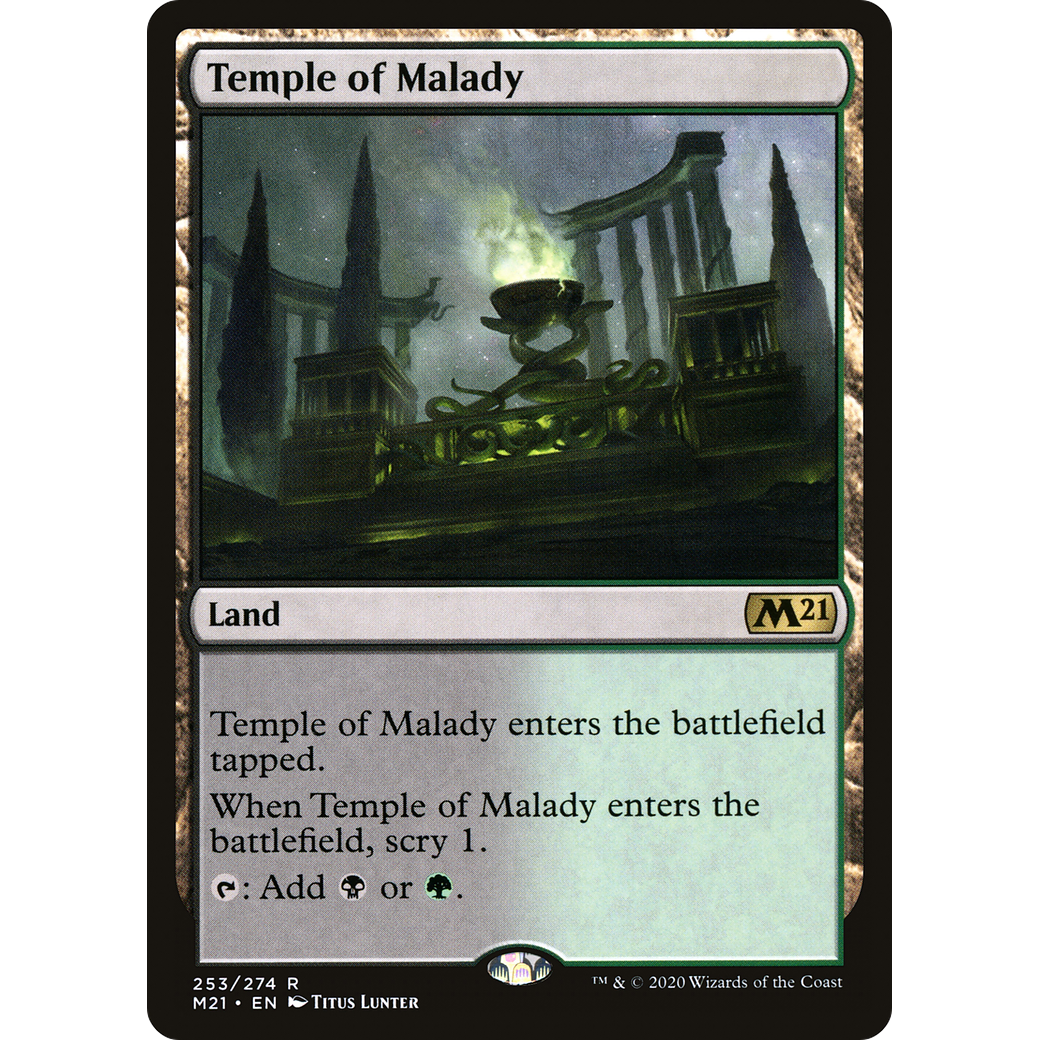 Temple of Malady (M21-253) - Core Set 2021 Foil