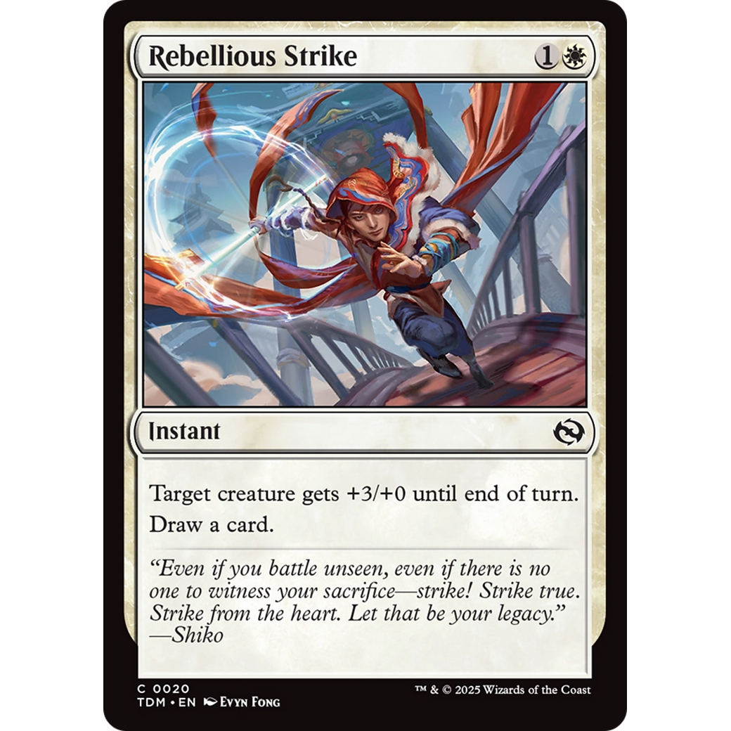 Rebellious Strike (TDM-020) - Tarkir: Dragonstorm
