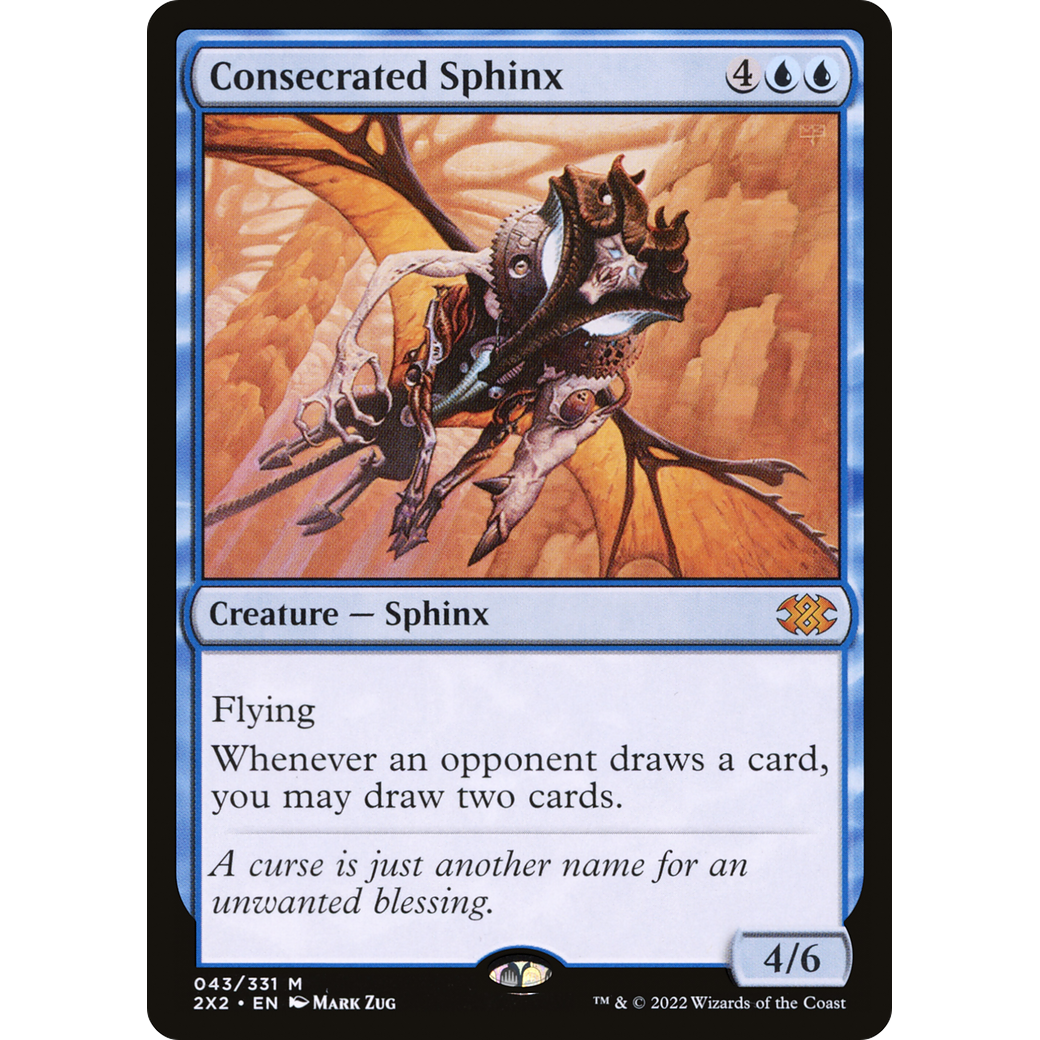 Consecrated Sphinx (2X2-043) - Double Masters 2022 Foil