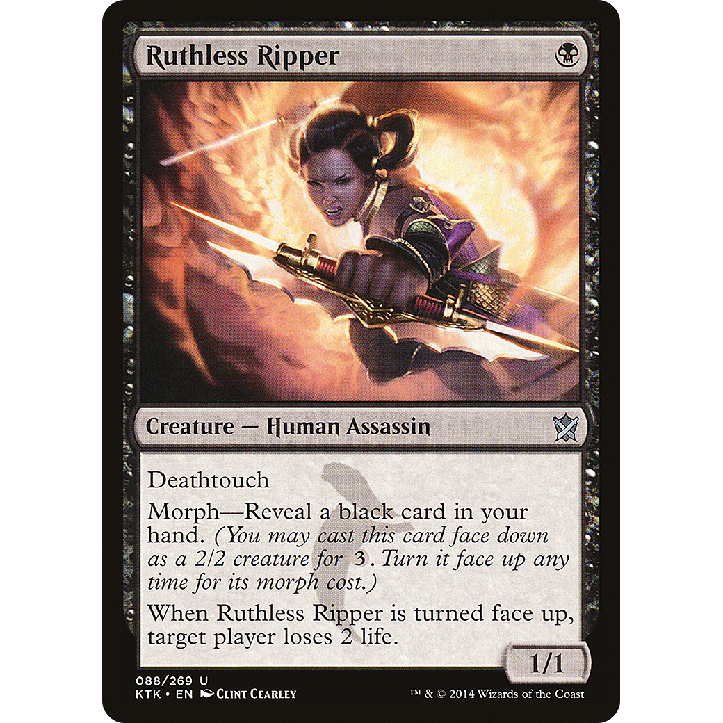 Ruthless Ripper (KTK-088) - Khans of Tarkir Foil