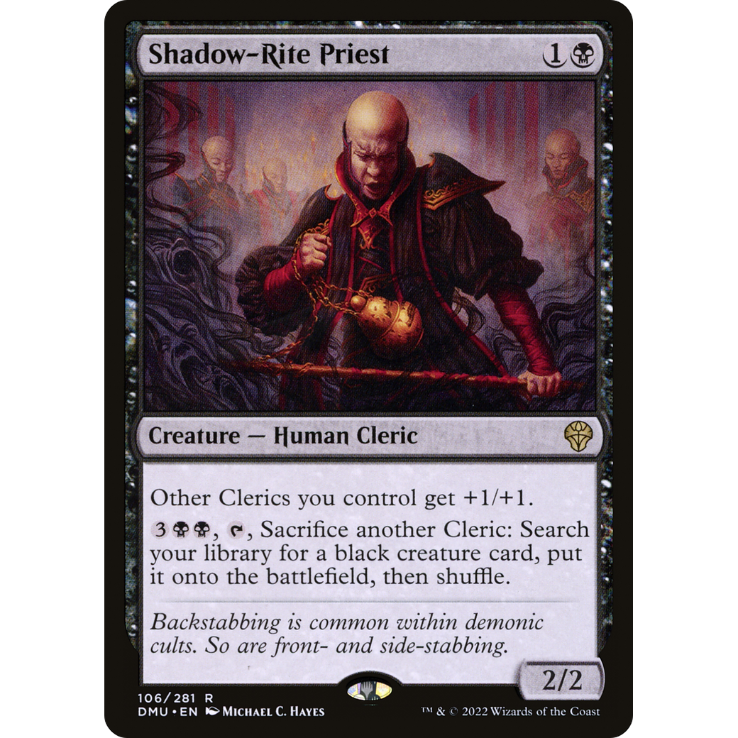 Shadow-Rite Priest (DMU-106) - Dominaria United Foil