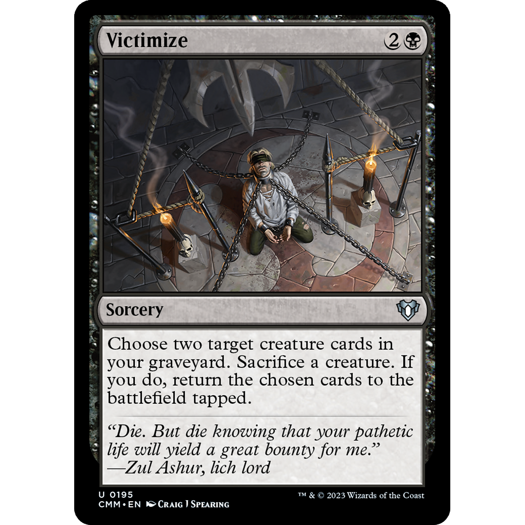Victimize (CMM-195) - Commander Masters