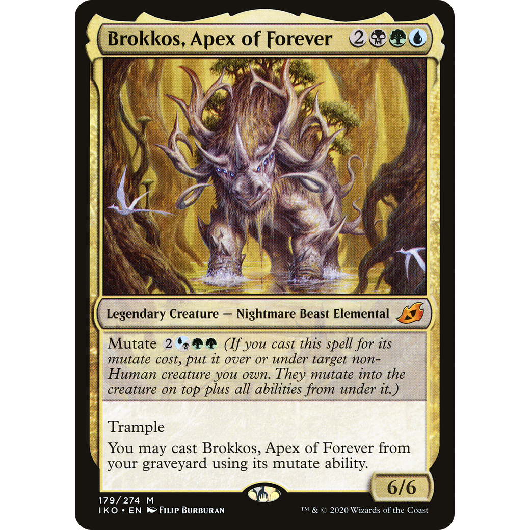 Brokkos, Apex of Forever (IKO-179) - Ikoria: Lair of Behemoths Foil