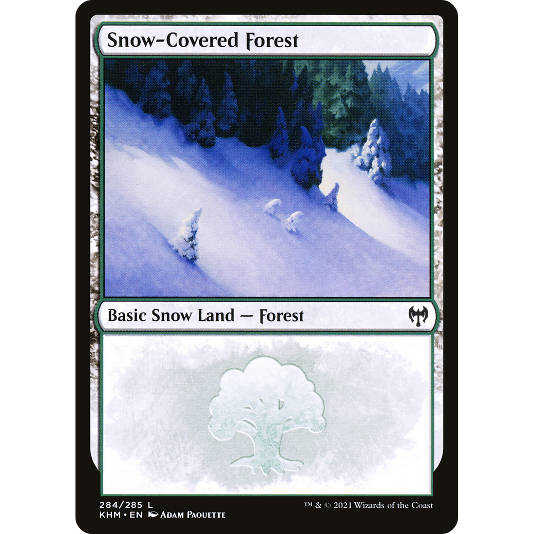 Snow-Covered Forest (284) (KHM-284) - Kaldheim: (snow)