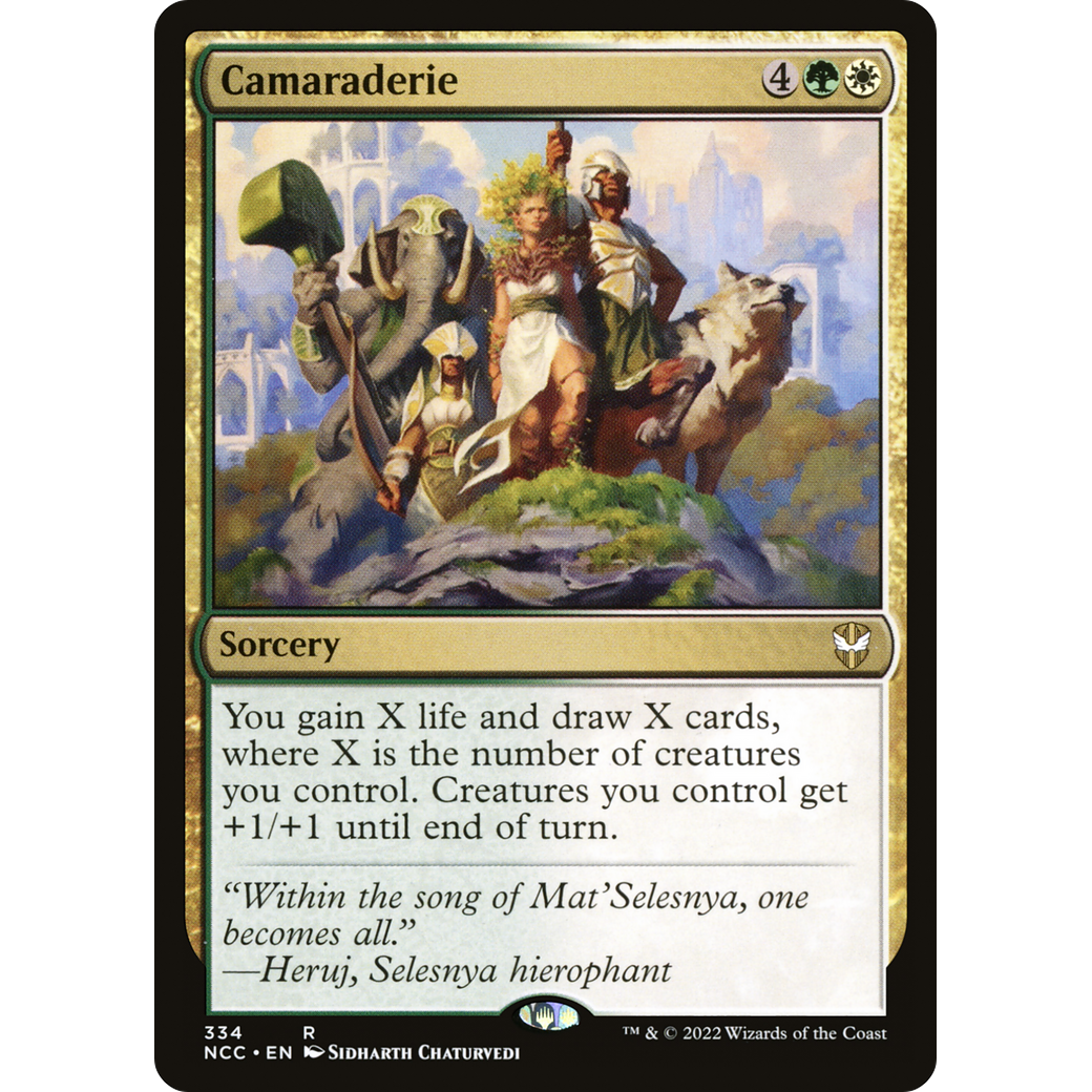Camaraderie (NCC-334) - New Capenna Commander
