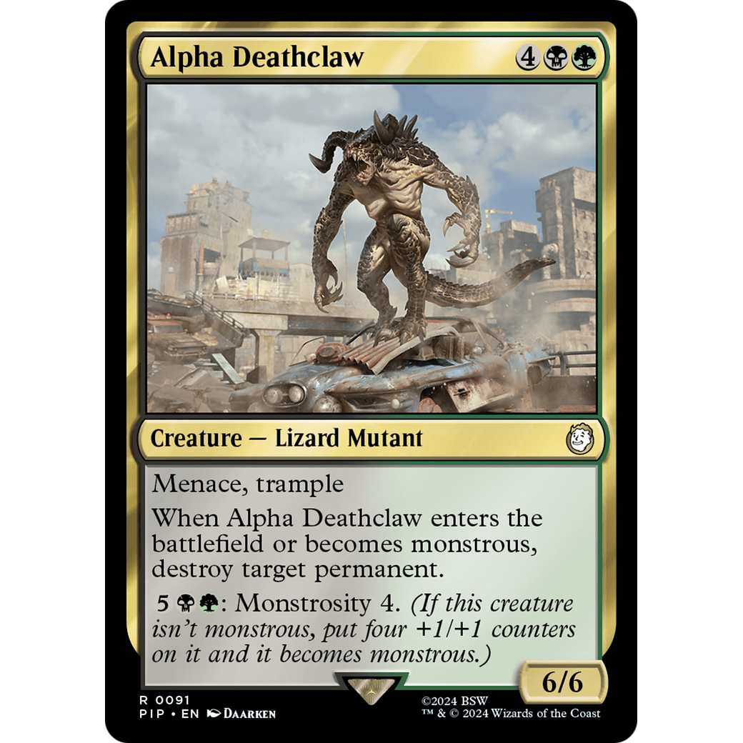 Alpha Deathclaw (PIP-091) - Fallout Foil