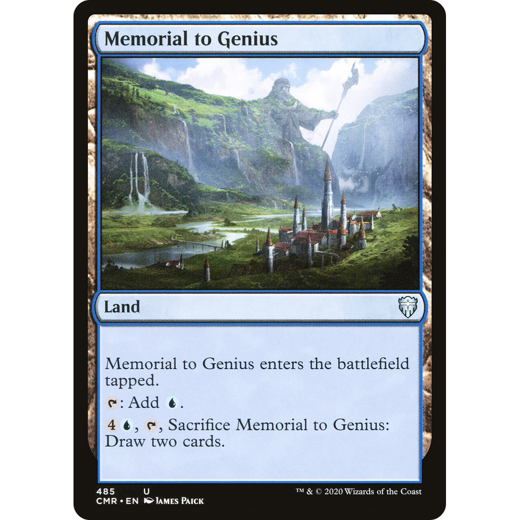 Memorial to Genius (CMR-485) - Commander Legends