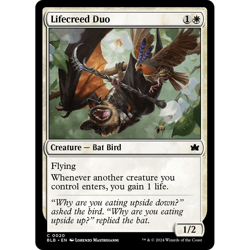 Lifecreed Duo (BLB-020) - Bloomburrow Foil