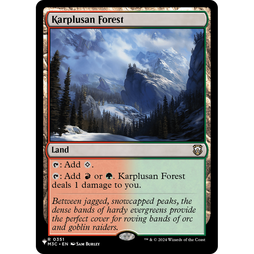 Karplusan Forest (LIST-351) - The List