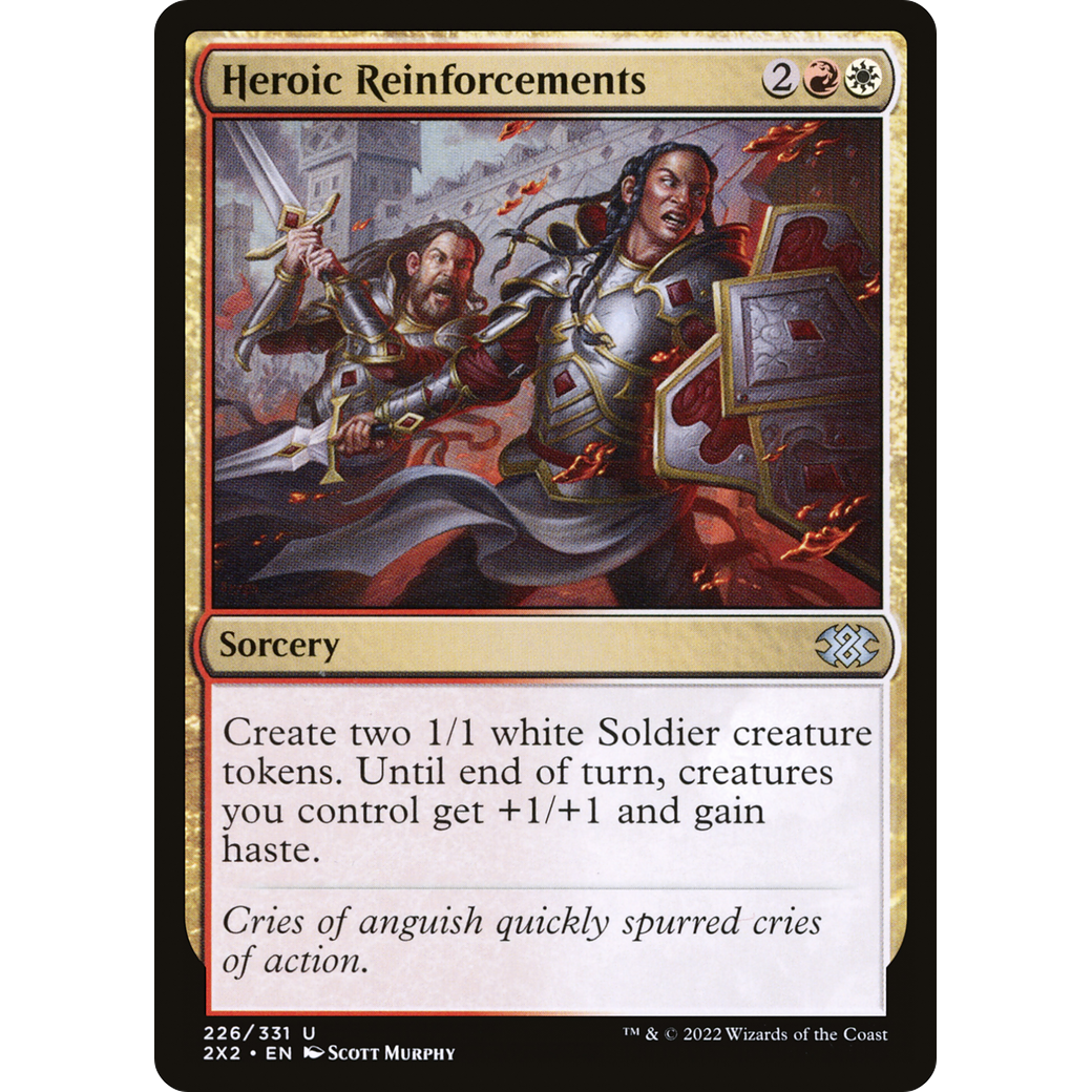 Heroic Reinforcements (2X2-226) - Double Masters 2022